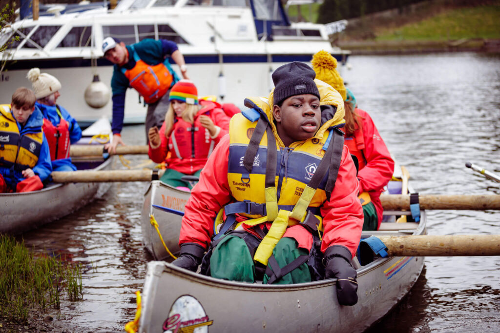 Canoeing at Bendrigg