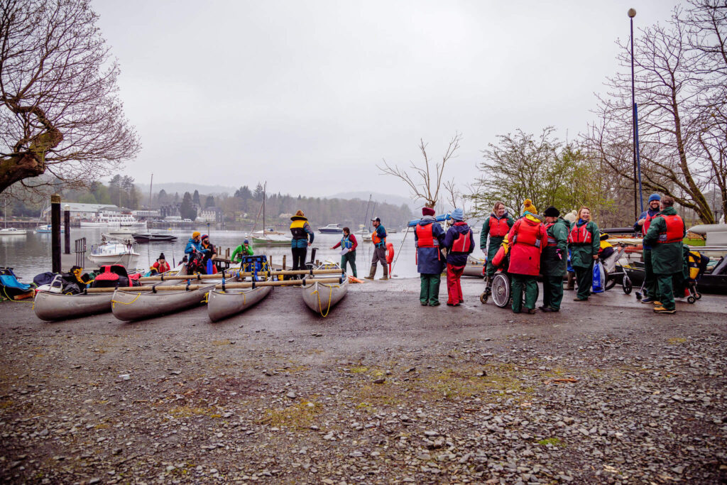 Canoeing at Bendrigg