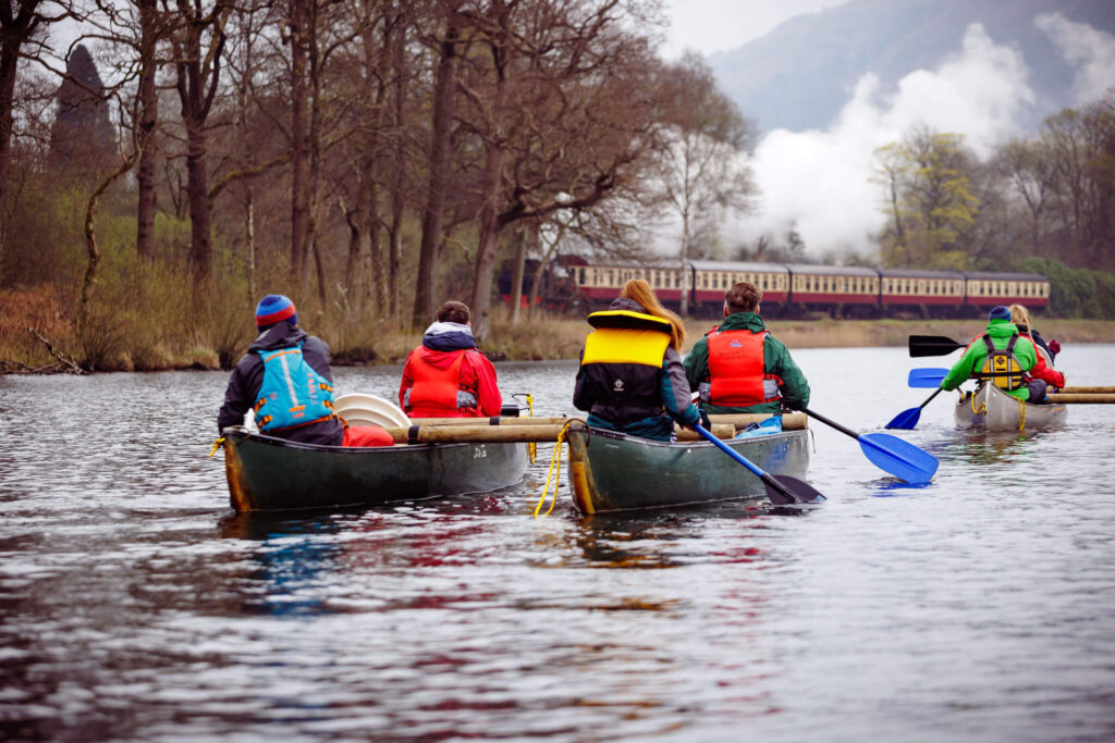 Canoeing at Bendrigg