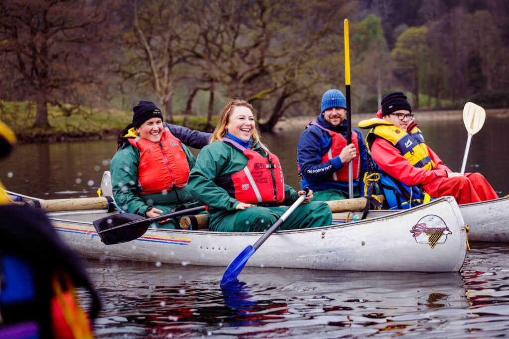 Canoeing at Bendrigg