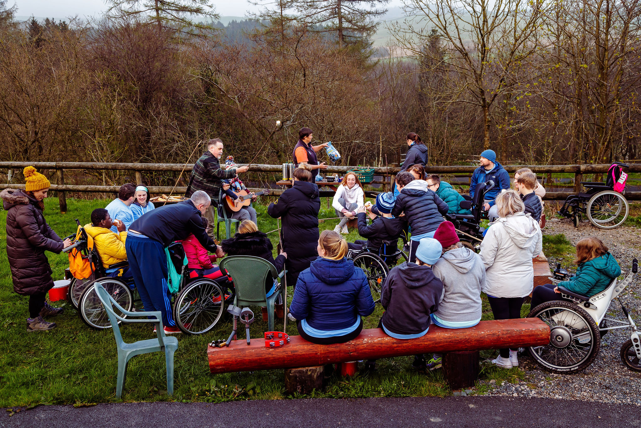 Campfire at Bendrigg