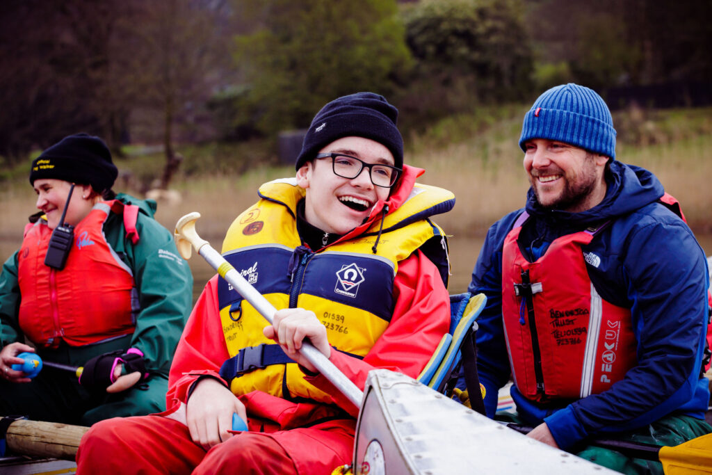 Visitors at Bendrigg Canoeing