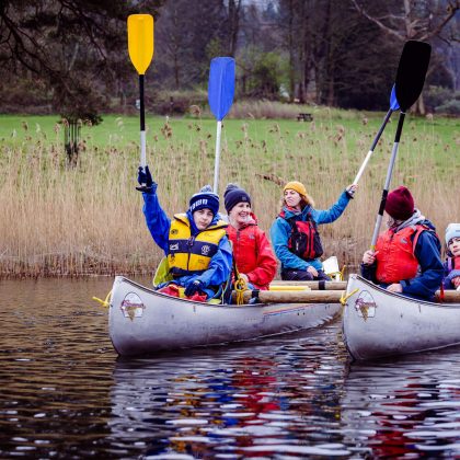 Canoeing at Bendrigg